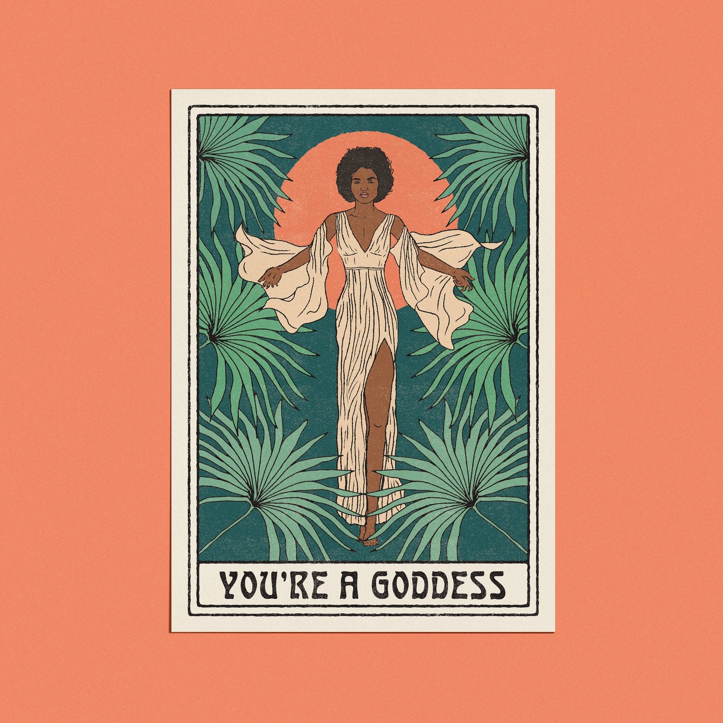You're a Goddess Card