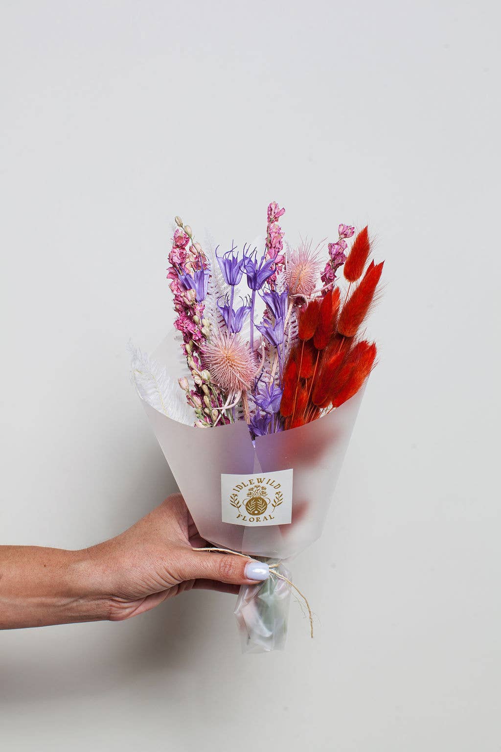 Bright Dried Flower Bouquet