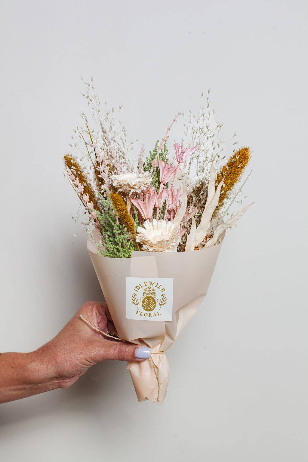 Pastel Dried Flower Bouquet