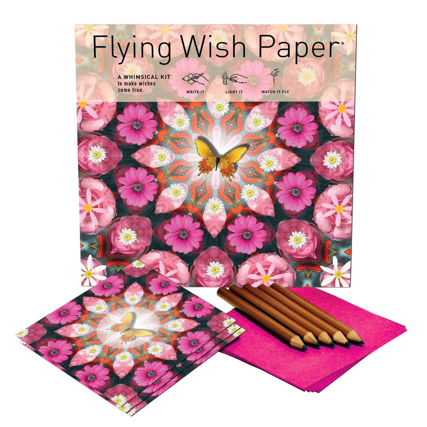 PINK BUTTERFLY – 50 WISH PAPERS