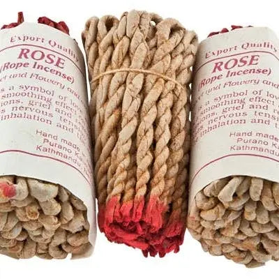 Rose Tibetan Rope Incense